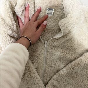 Victoria's Secret Pink Cream Teddy Jacket